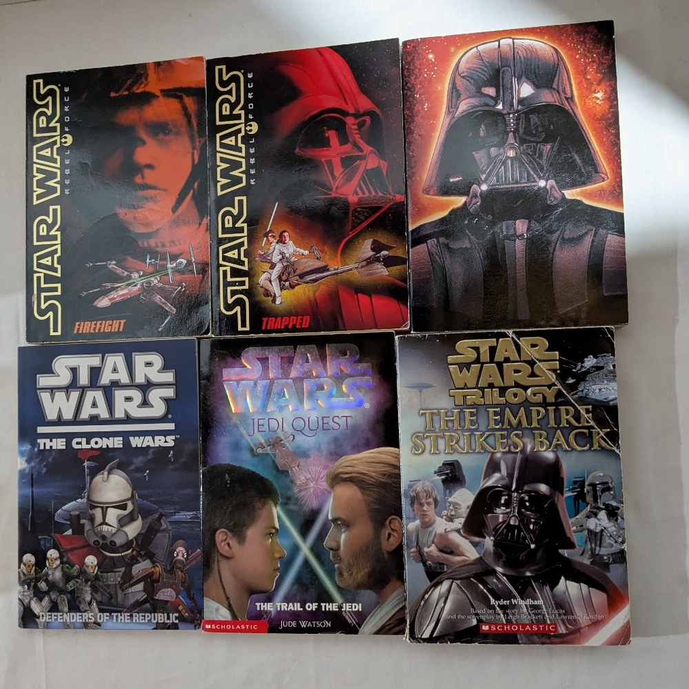 Star Wars Chapter Books Mixed Lot Of 6 Paperback